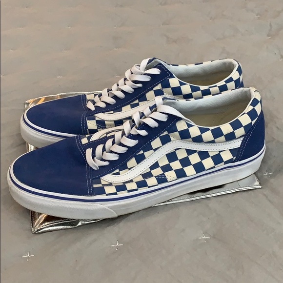 checkered vans size 12